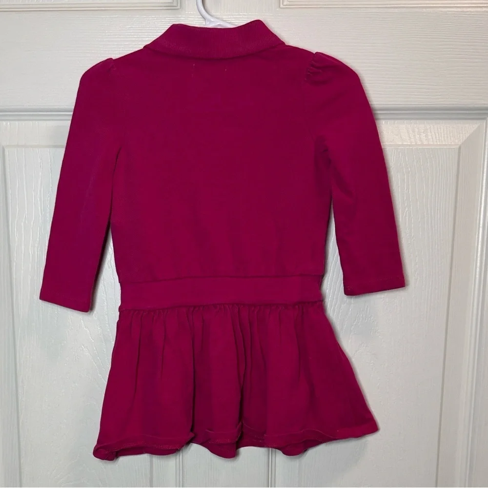 Ralph Lauren Kids Fuchsia Polo Dress